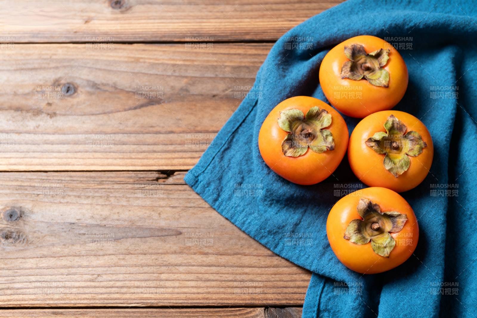 柿子静物图图片