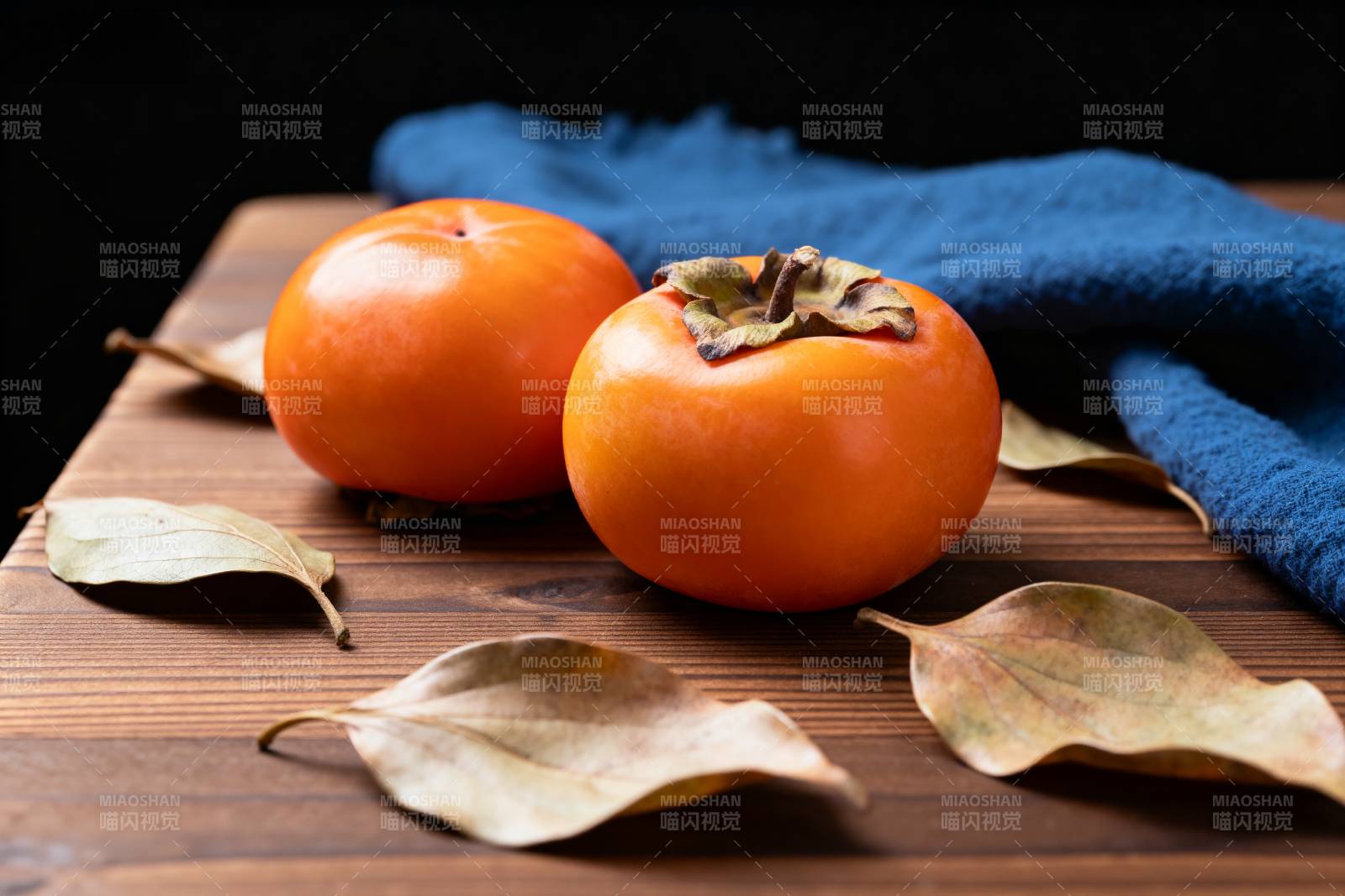 柿子静物图图片
