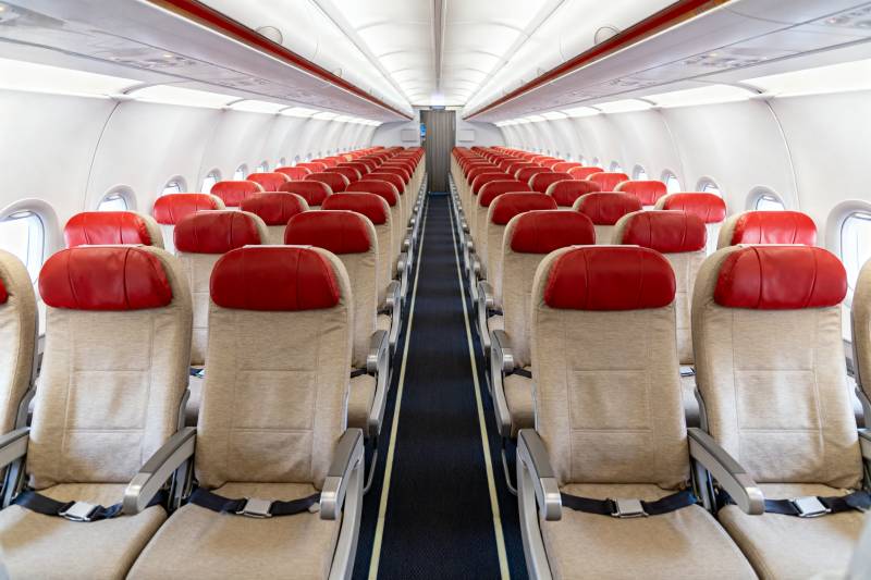 飞机客舱座椅排列图片