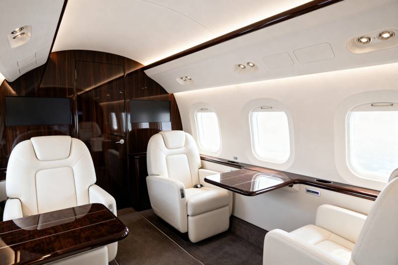 豪华飞机头等舱图片