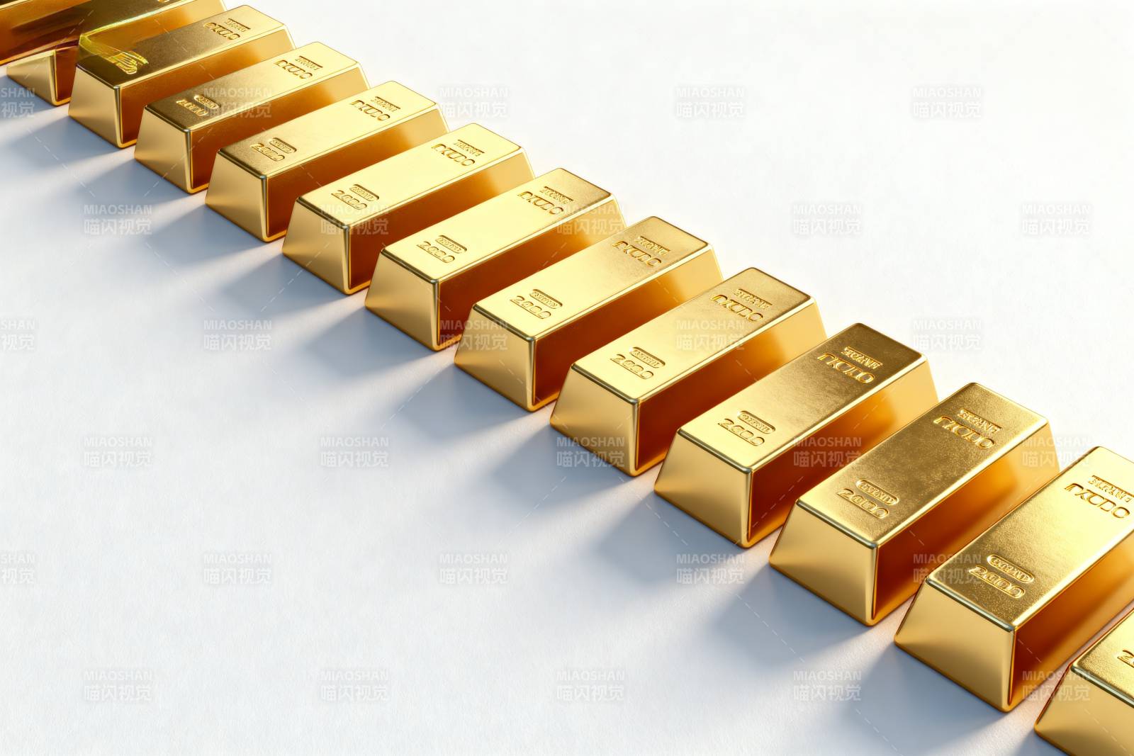 金条排列整齐图片