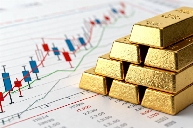 黄金与股市图表图片