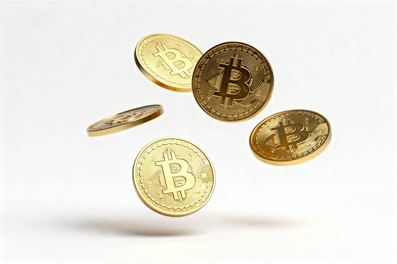 比特币飞舞图片