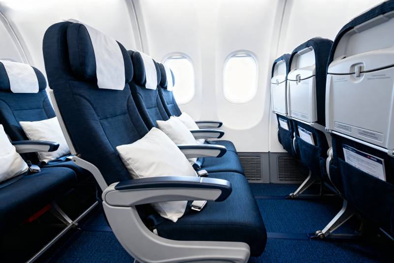 飞机商务舱座椅图片