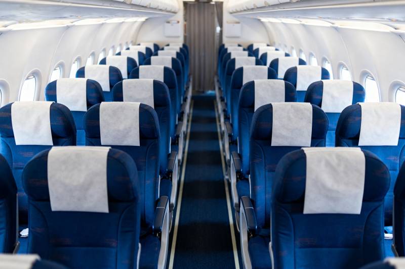 飞机客舱座椅排列图片