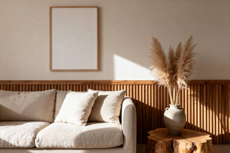 简约客厅一角图片