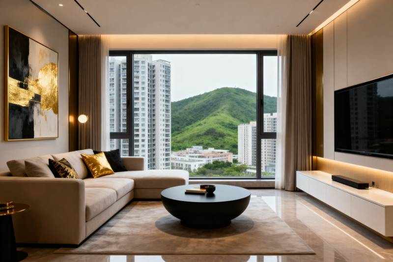 现代客厅美景图片