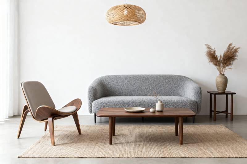 简约现代客厅布置图片