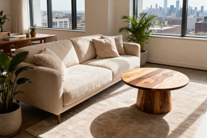 现代客厅温馨一角图片