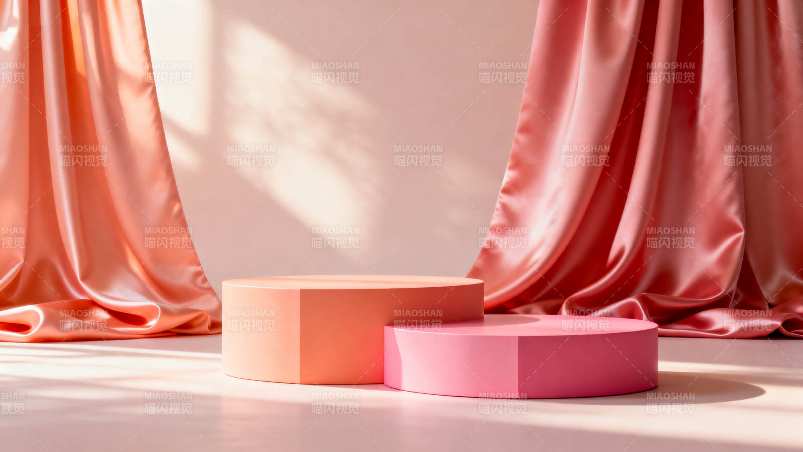 粉红舞台布景图片