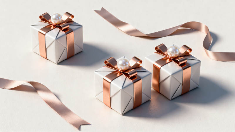 精致礼盒 优雅呈现图片