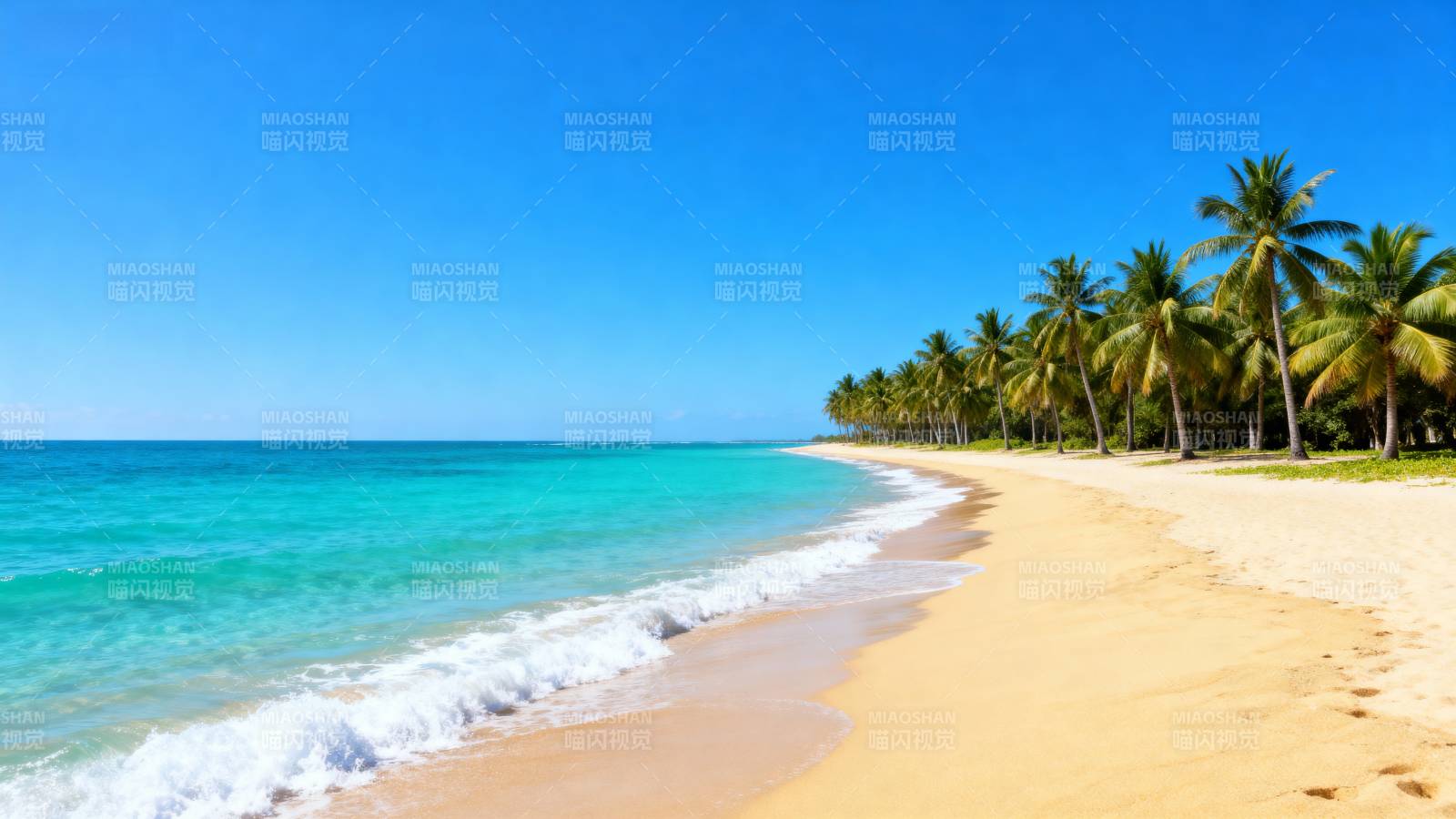 热带海滩风光图片