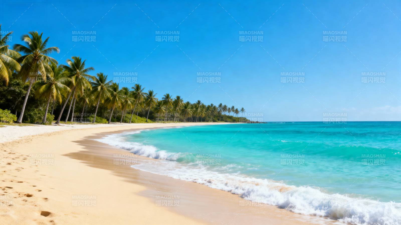 热带海滩风光图片