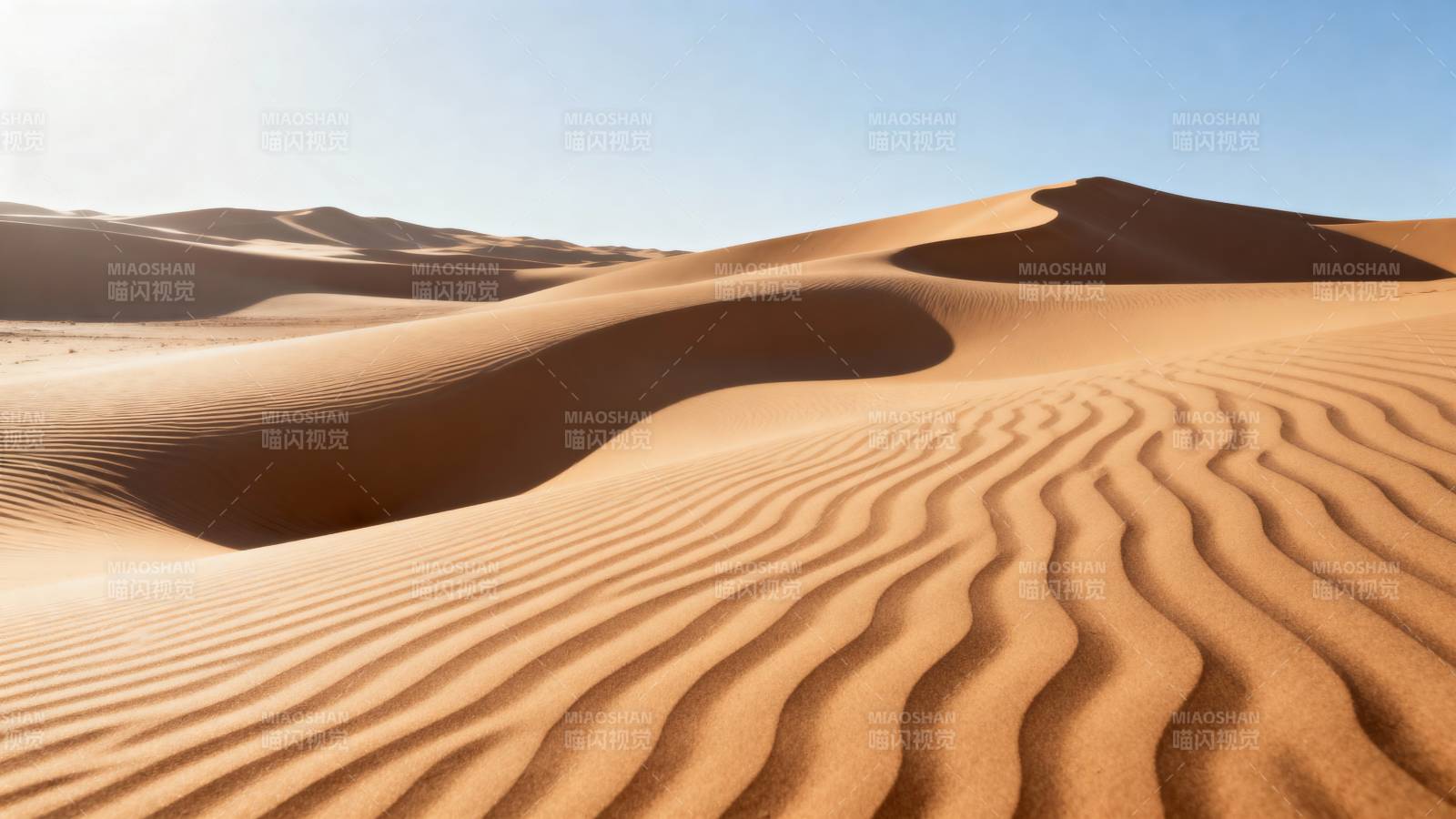 沙漠沙丘美景图片