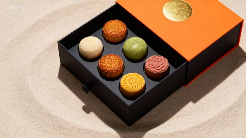 精致月饼礼盒图片