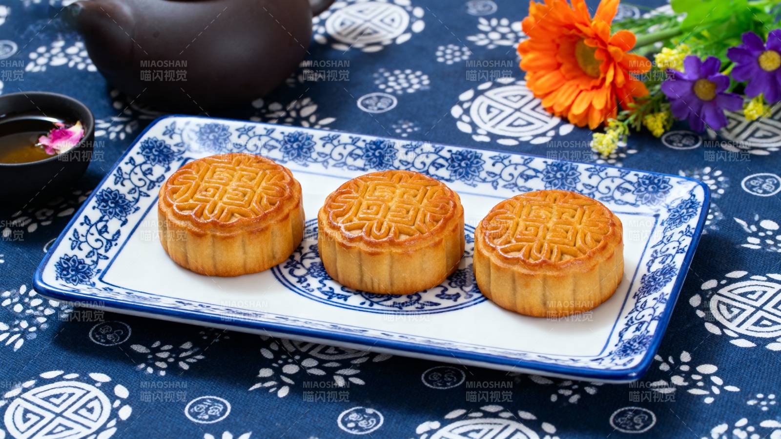 中秋月饼赏味图片