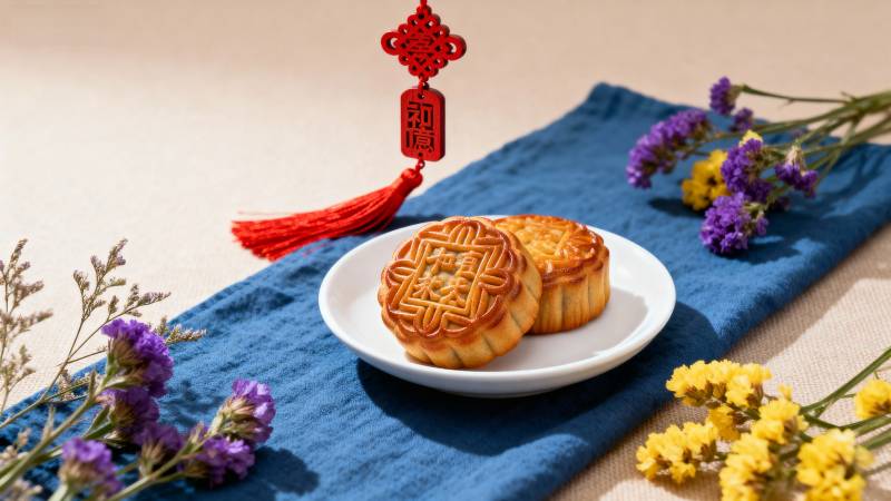 中秋月饼 团圆美满图片