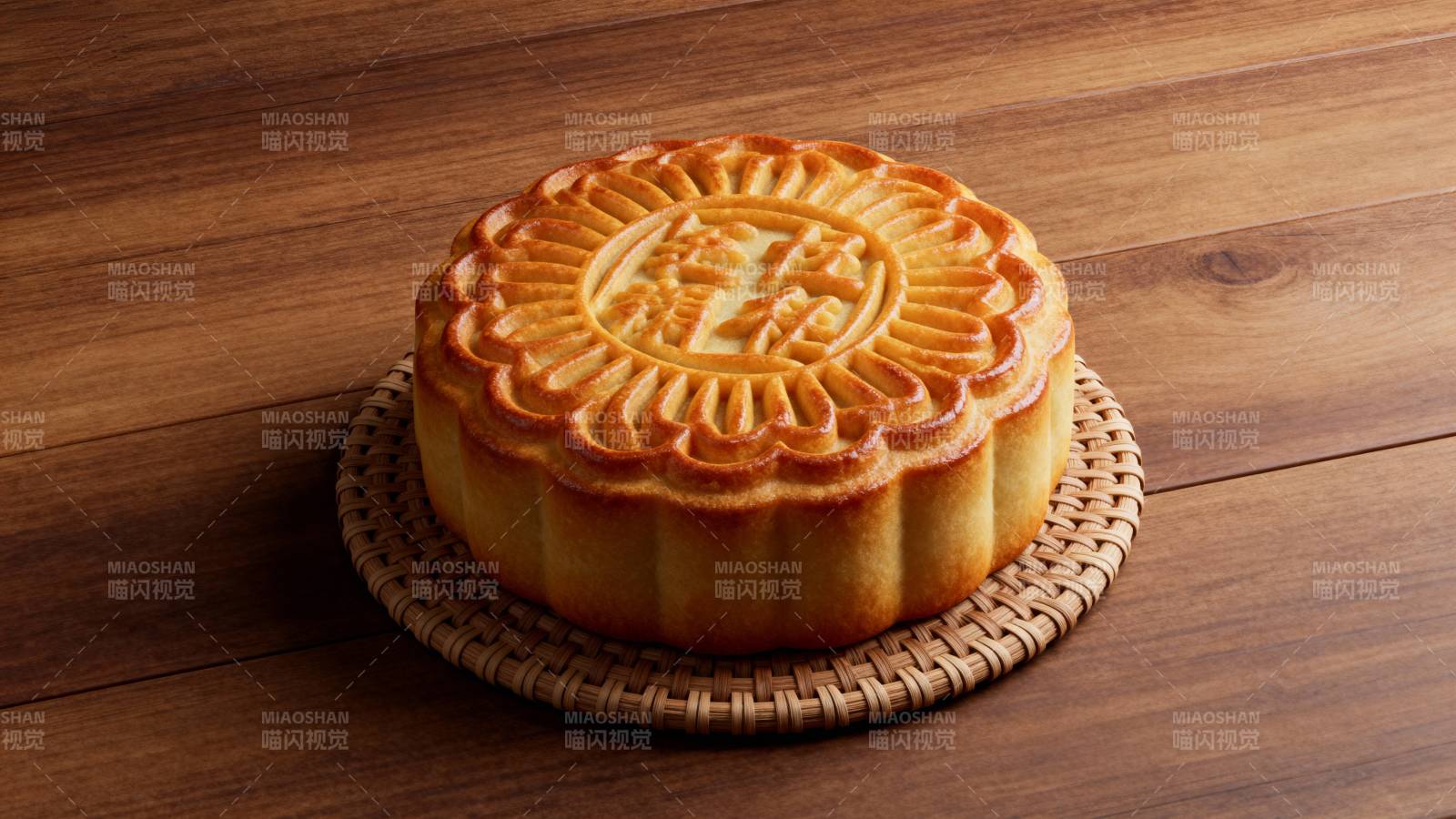 金黄月饼 中秋佳品图片