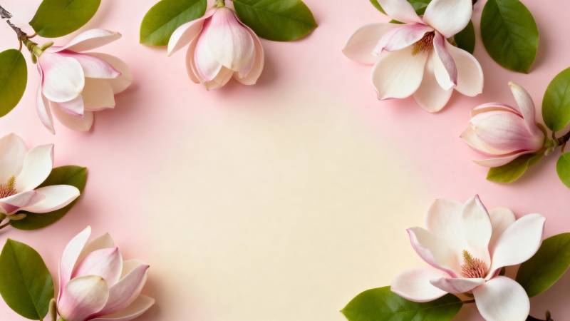 玉兰花绽放春意图片