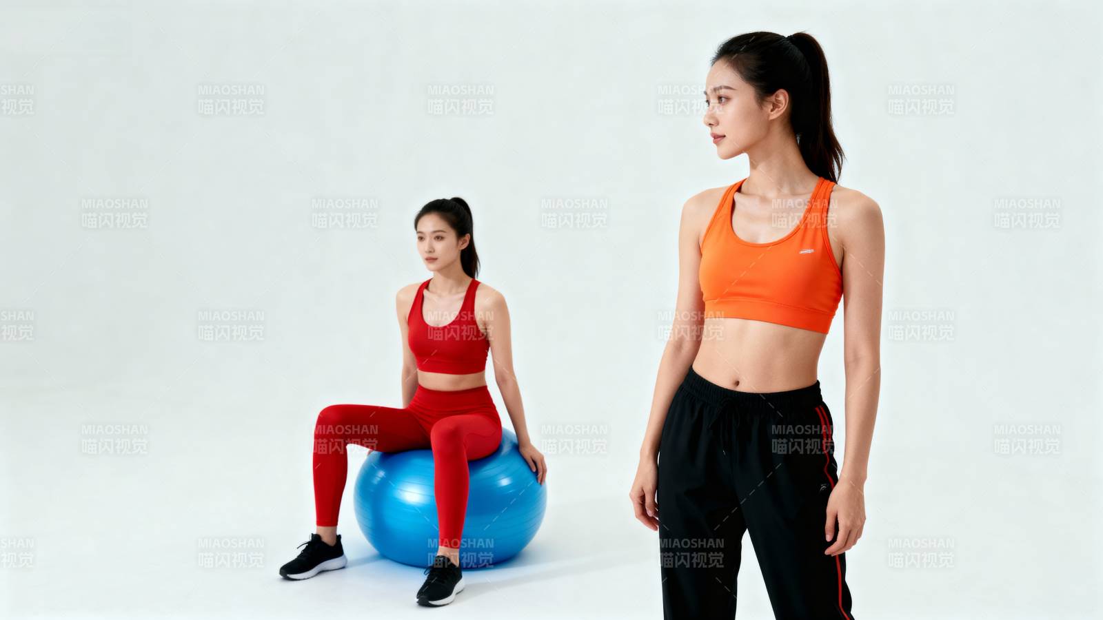 健身女孩活力时刻图片