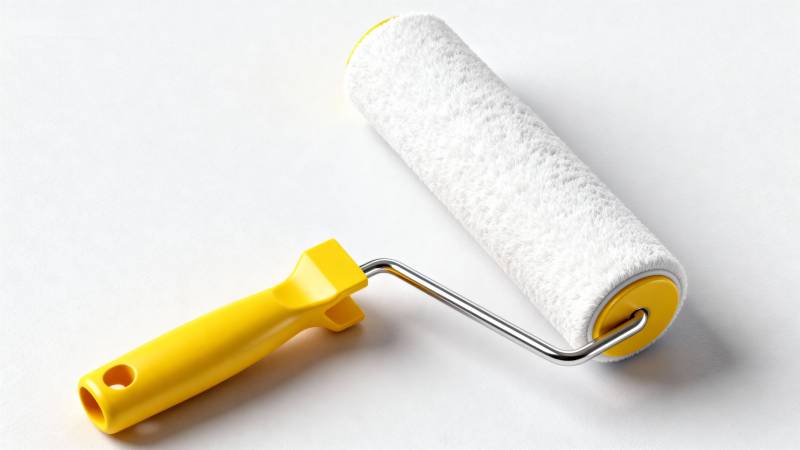 黄色手柄滚筒刷图片