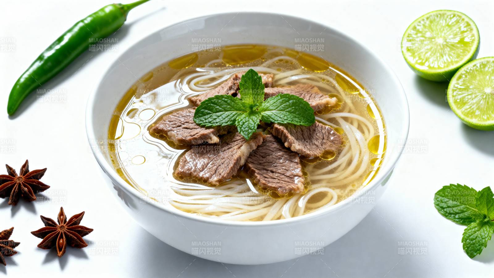 牛肉米粉汤图片