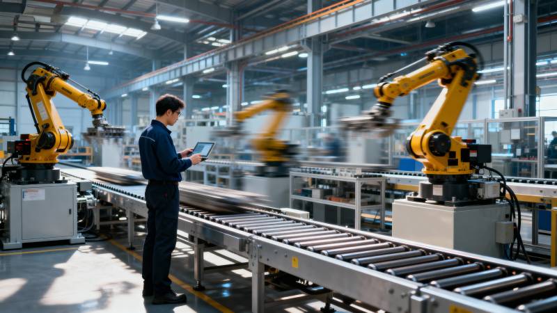 智能制造车间图片