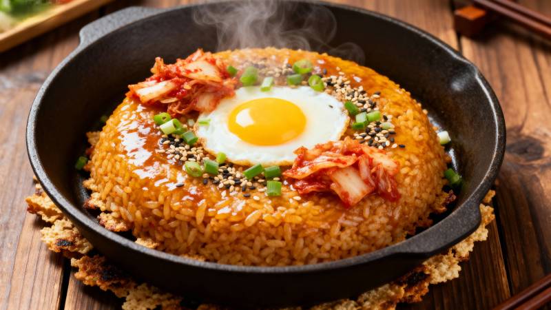 韩式石锅拌饭图片