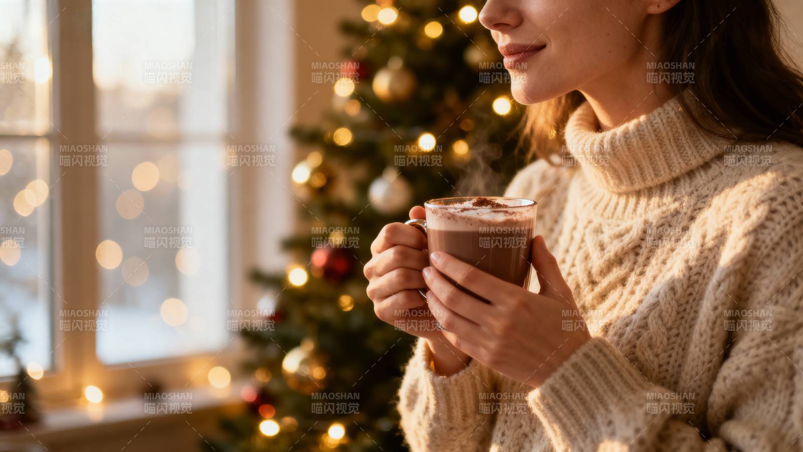 冬日暖饮 圣诞温馨图片
