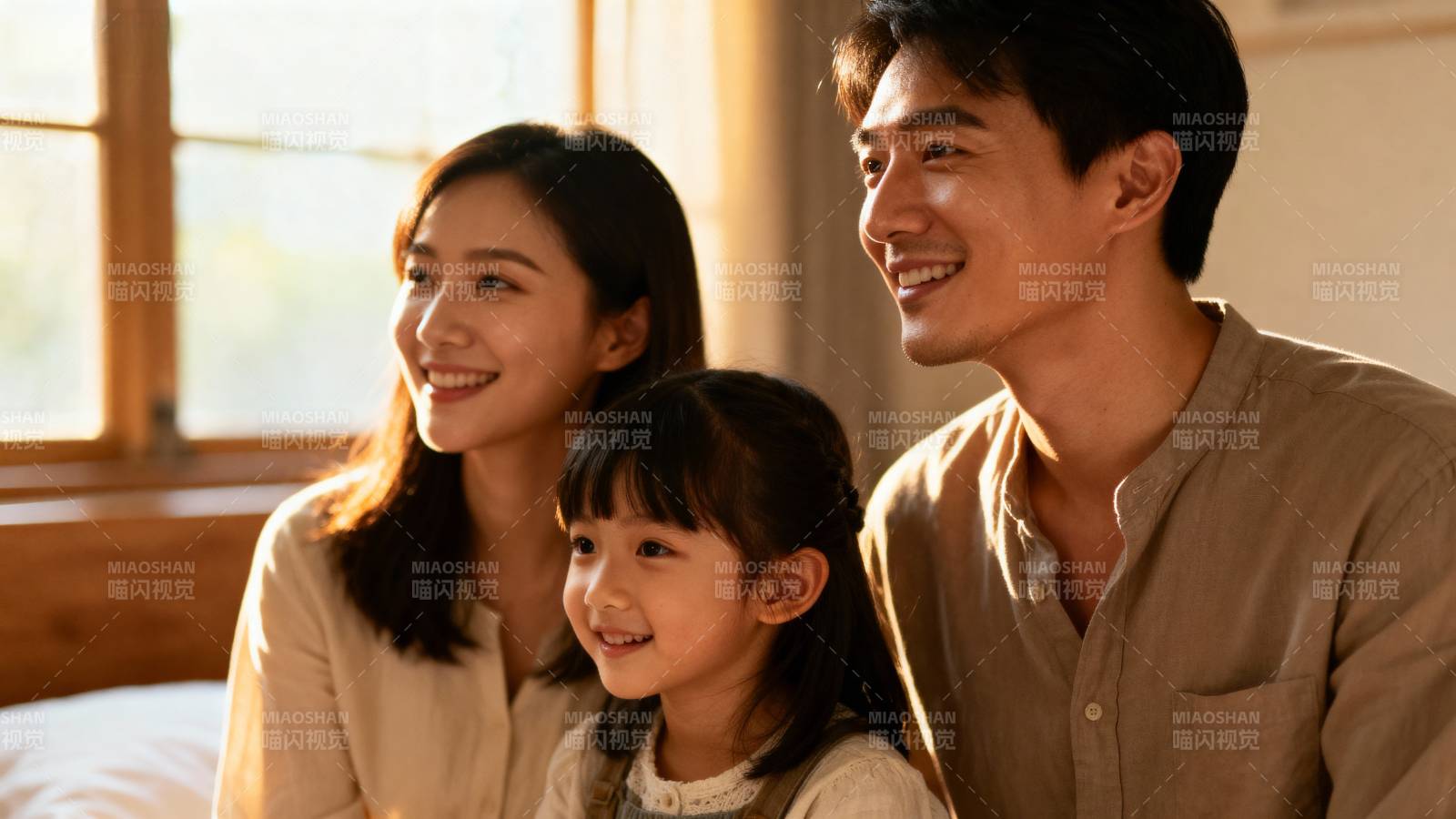 幸福一家三口图片