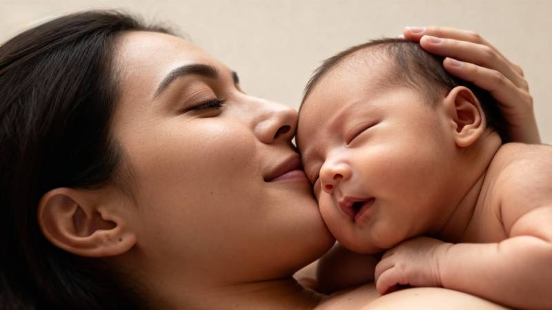 母爱温馨瞬间图片