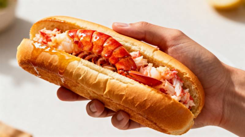 龙虾卷 鲜美诱人图片