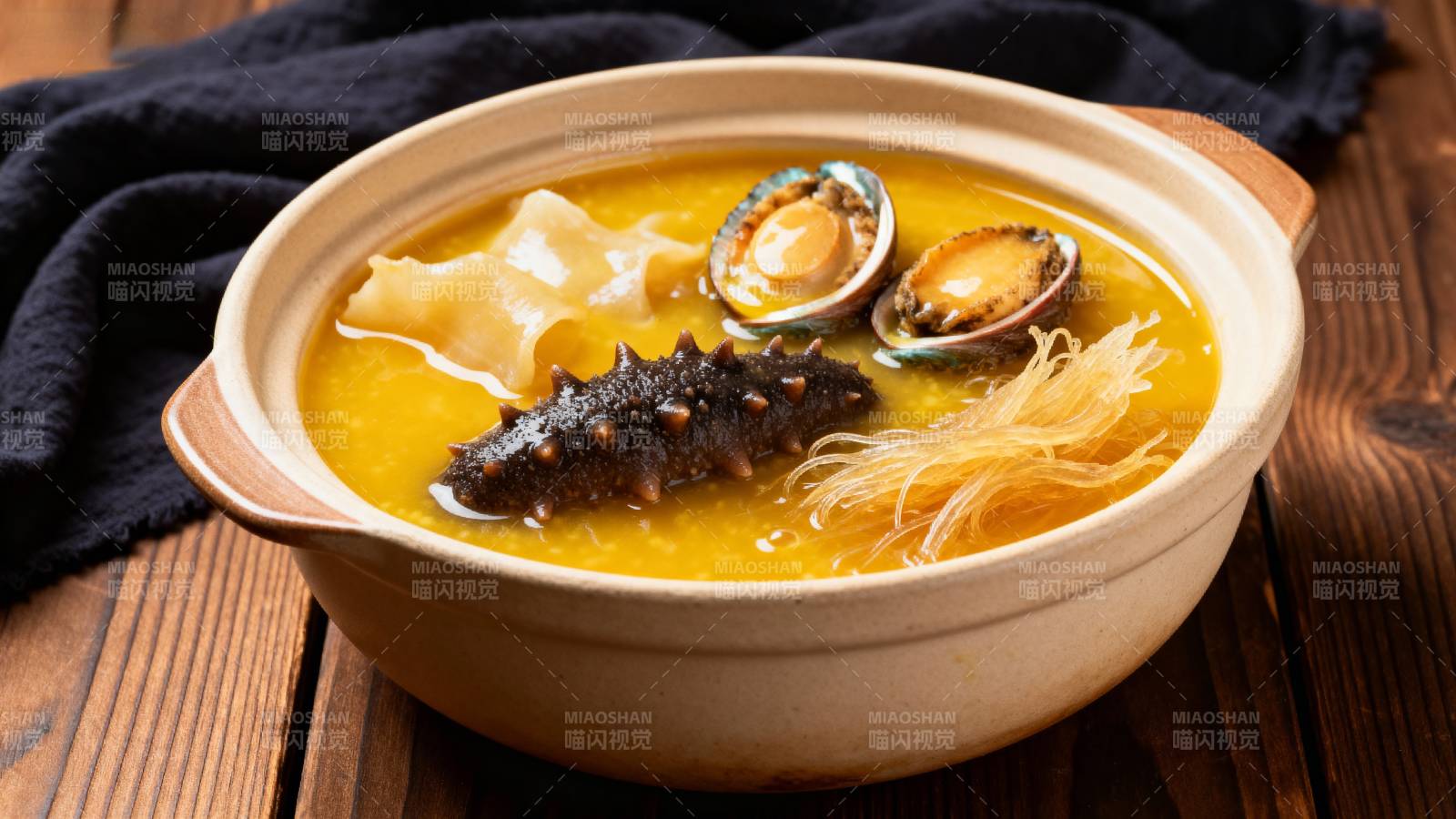 鲍鱼海参汤图片