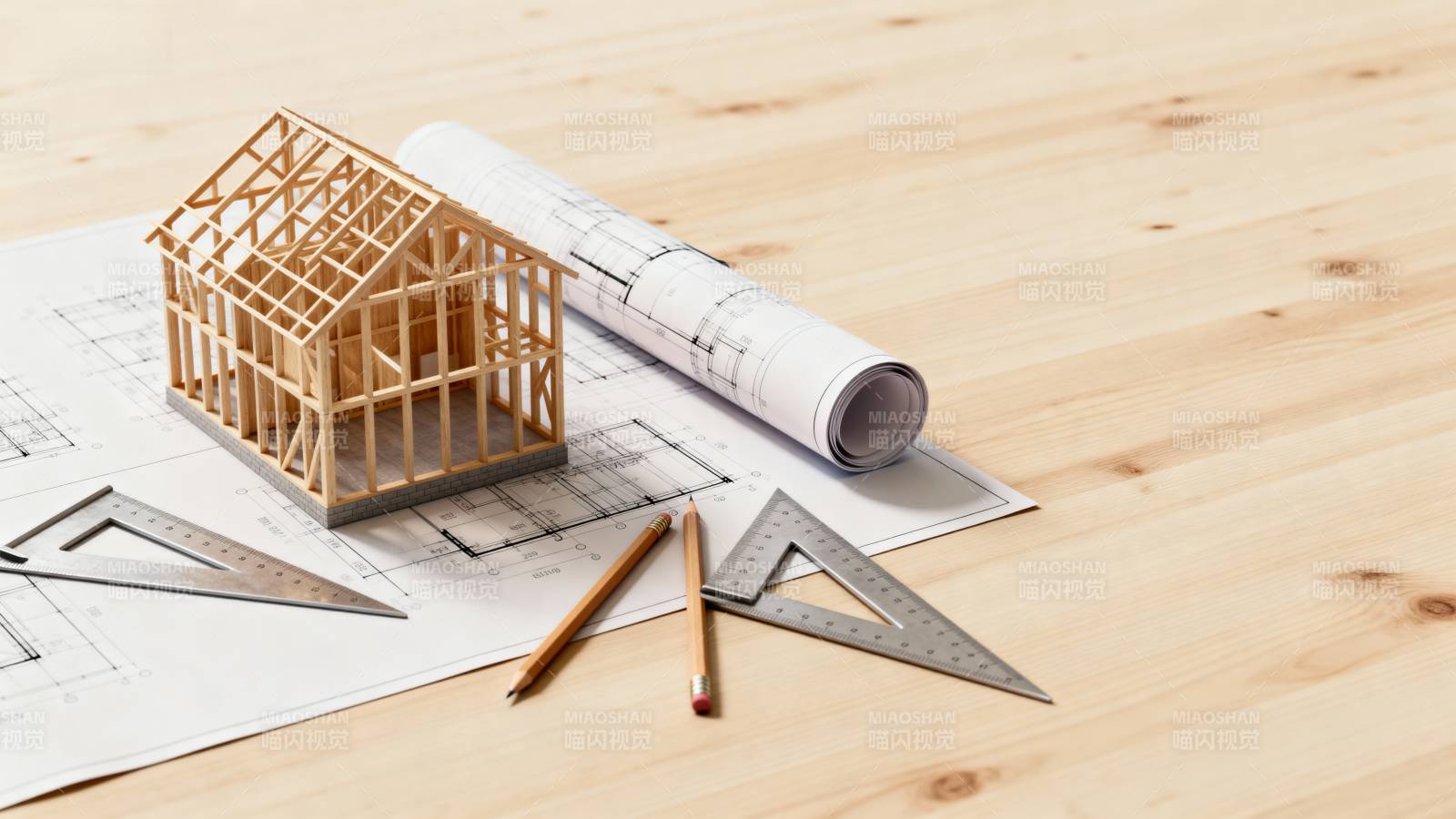 建筑模型与图纸图片