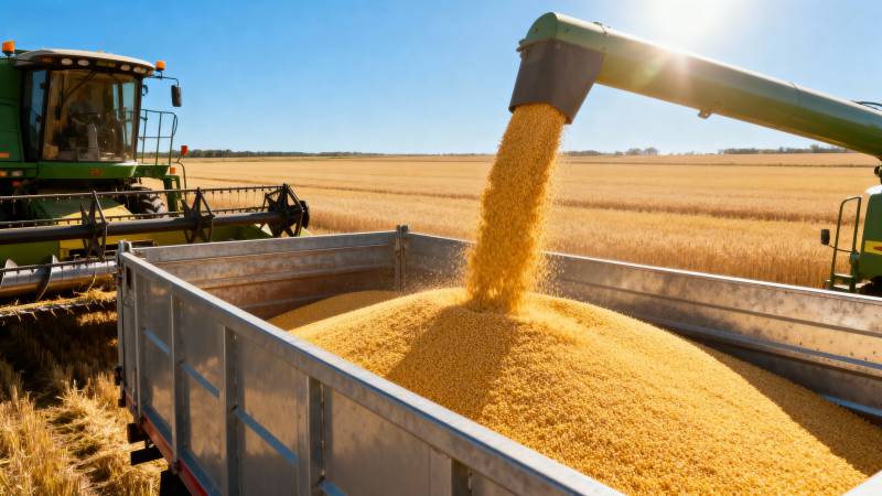 金秋丰收景象图片