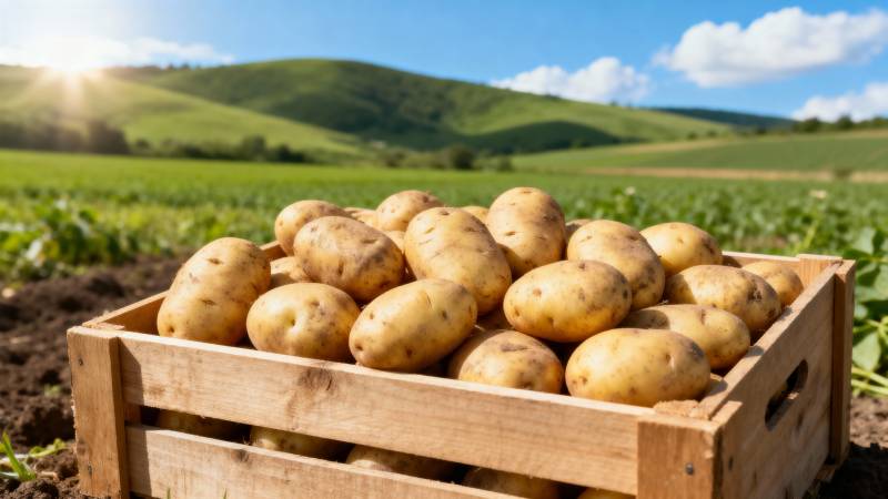 金秋土豆丰收图图片