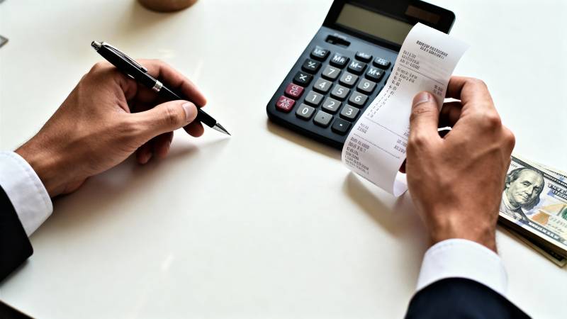 财务核算现场图片