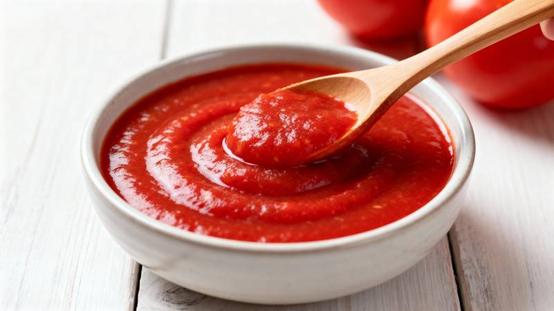 番茄酱特写图片