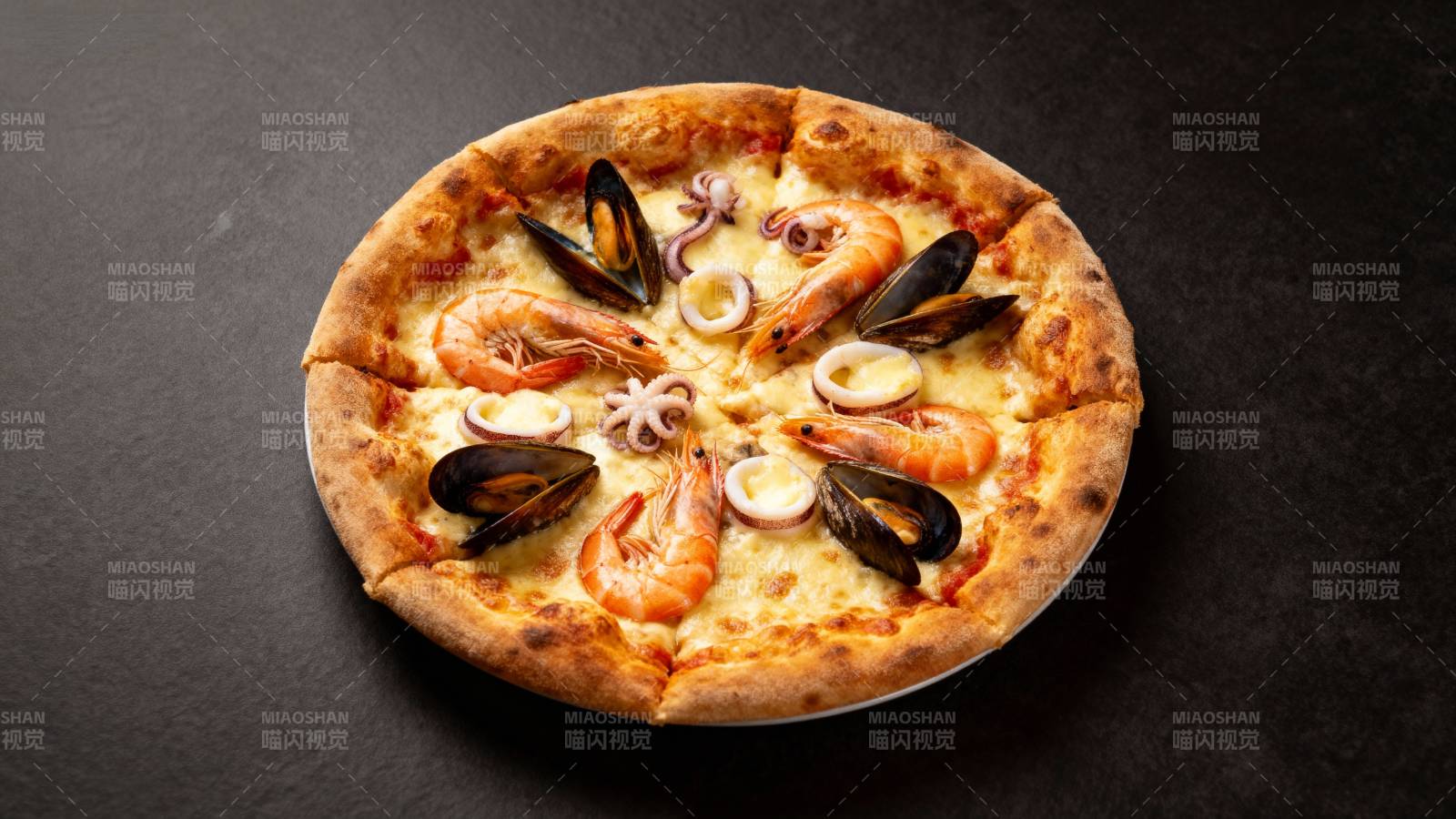 海鲜披萨图片
