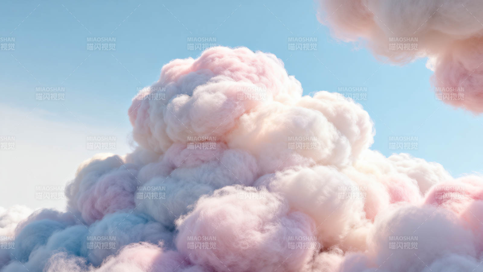 棉花糖云朵图片