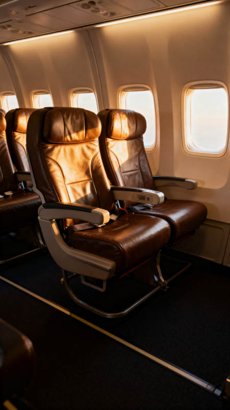 豪华客机头等舱座椅图片