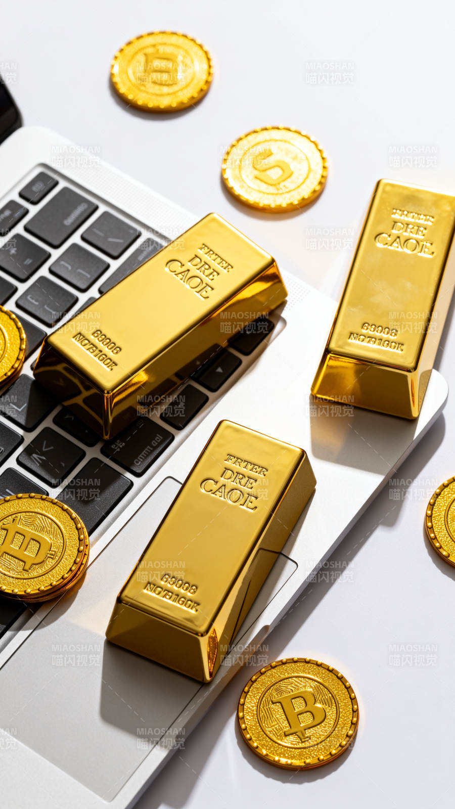黄金与比特币共存图片