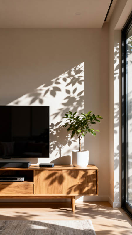 光影中的绿意生活图片