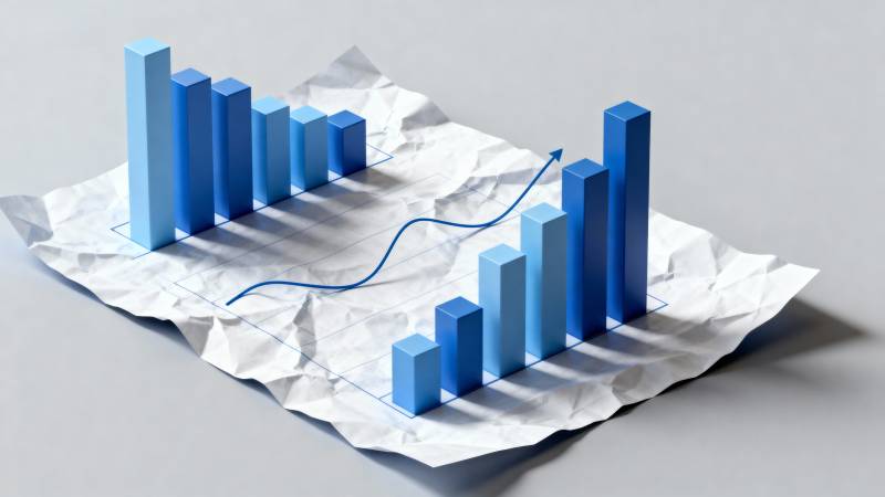 数据趋势图图片