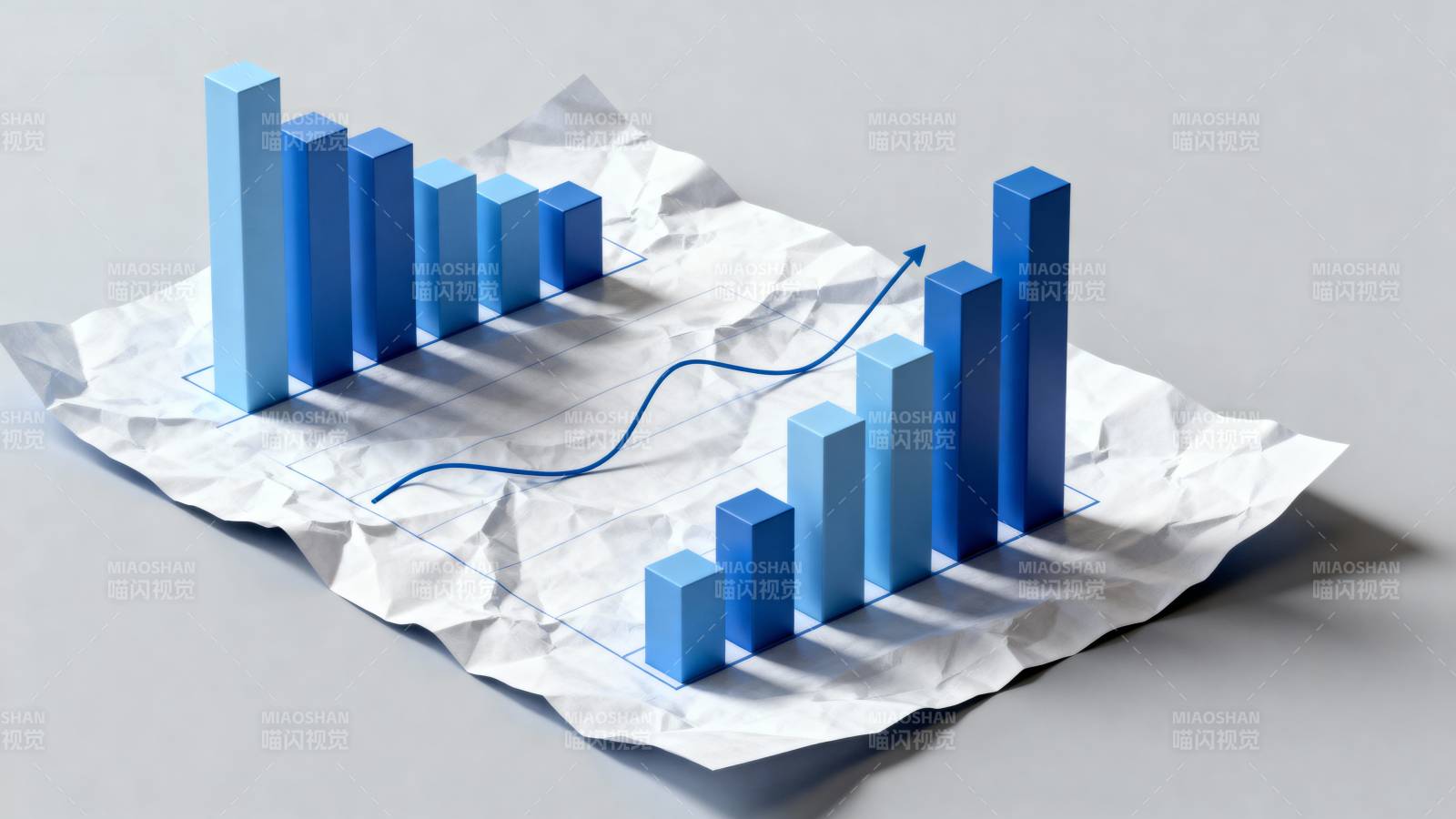 数据趋势图图片