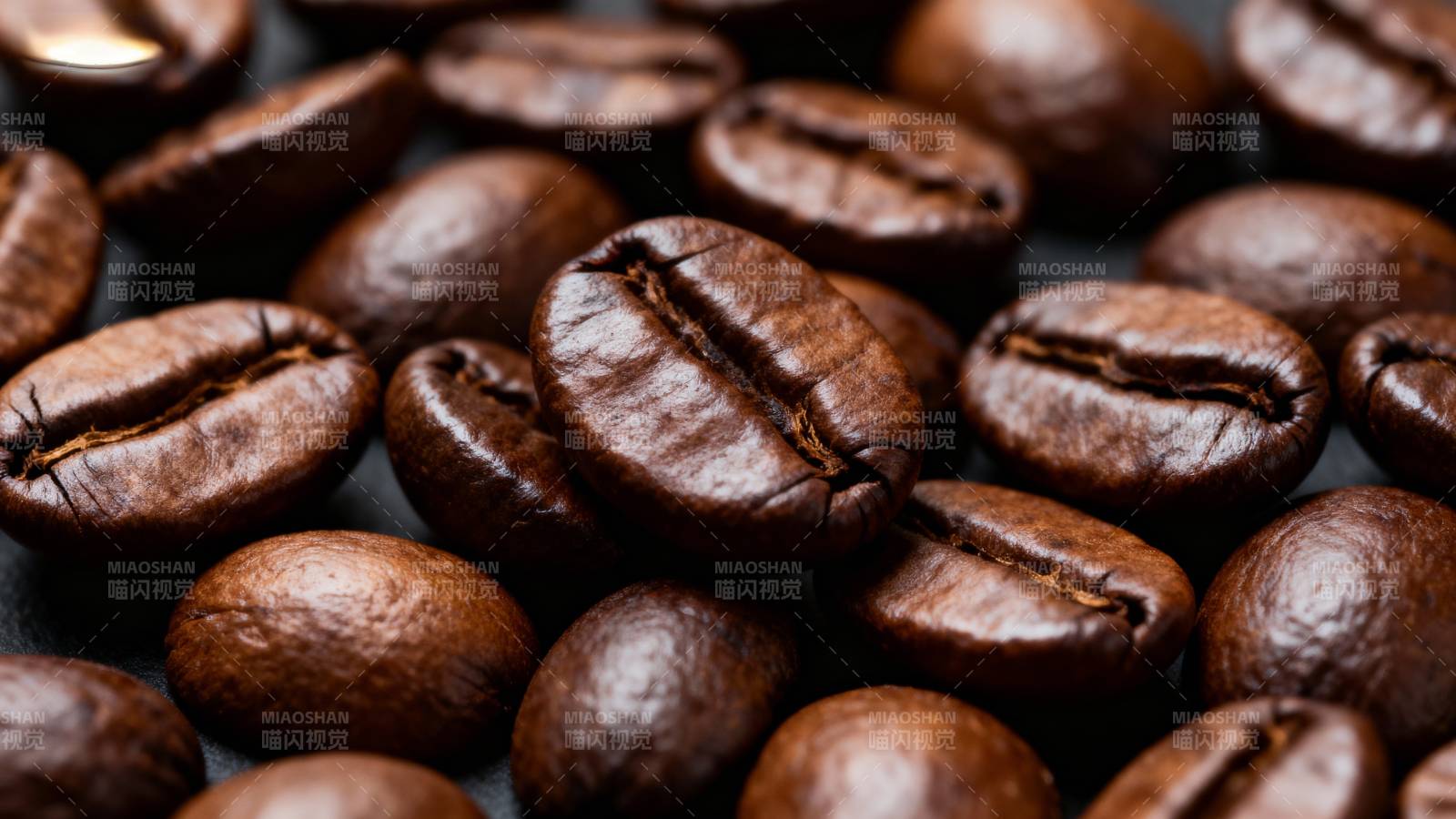 咖啡豆特写图片