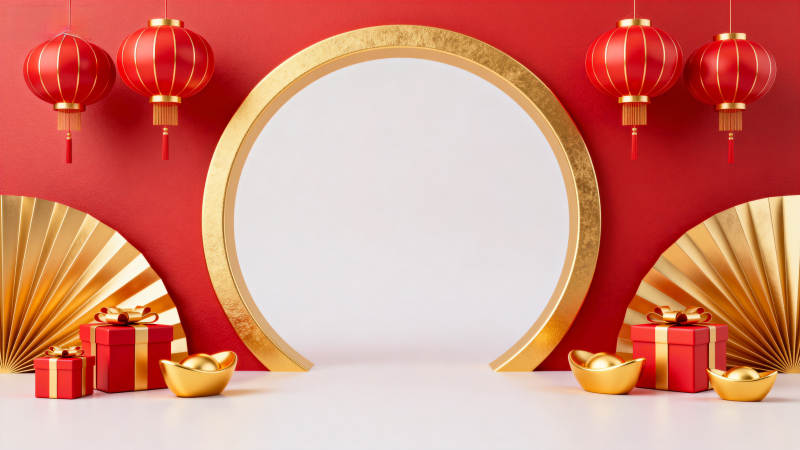 新春喜庆布置图片