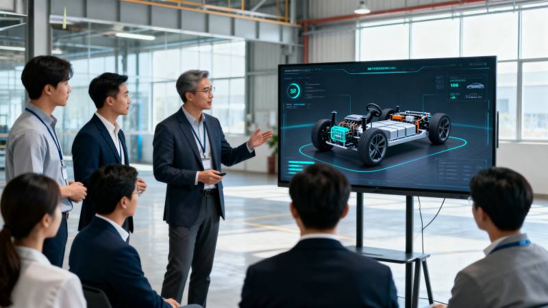 智能汽车技术研讨图片