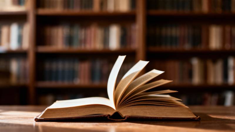 书页轻翻 书香满屋图片