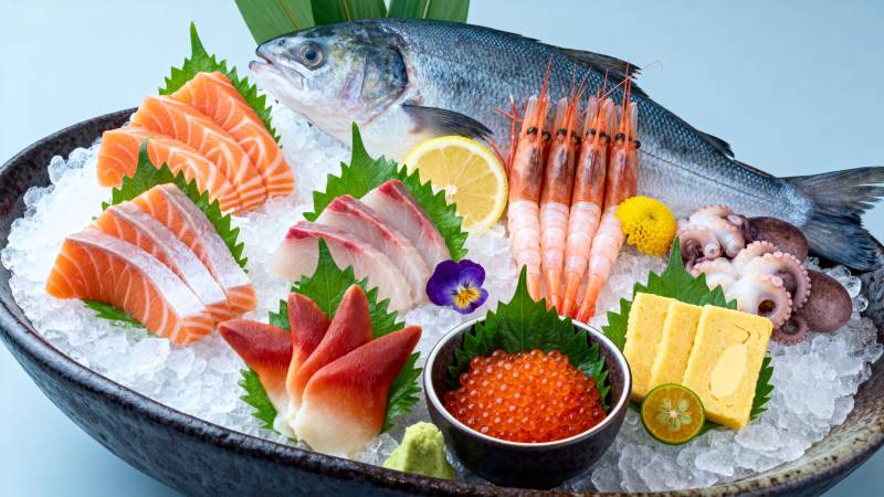 海鲜拼盘盛宴图片